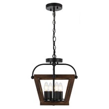 Cyril 2-in-1 Iron Pendant Light